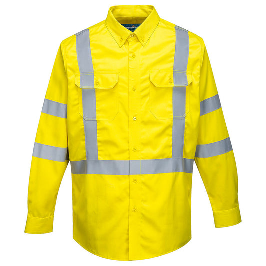 FR95YER - Camisa de alta visibilidad FR Bizflame 88/12 FR