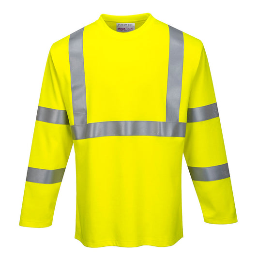 FR96YER - Camiseta FR Modaflame Alta Visibilidad manga larga