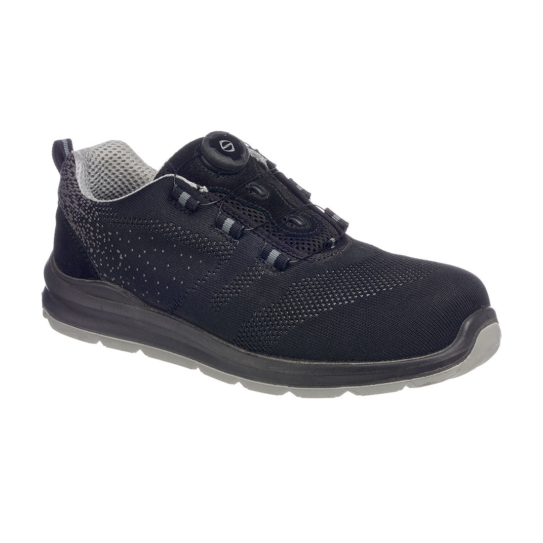 FT08BGY - ZAPATO DEPORTIVO CON CORDONES DE SEGURIDAD TRAINER KNIT S1P