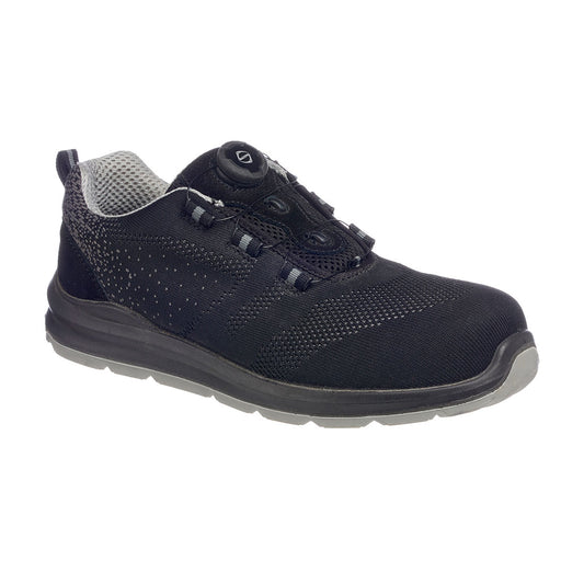 FT08BGY - SCARPA SPORTIVA CON LACCI DI SICUREZZA TRAINER KNIT S1P