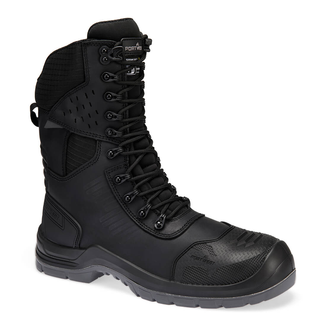 FV03BKR – S7L ESD HRO LG FO SC CI SR Verbundlederstiefel