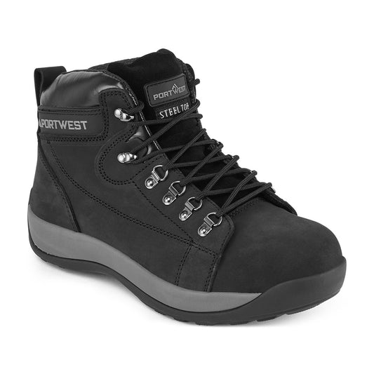 FW31BKR – Nubuk Mid Cut Steelite SB HRO Stiefel