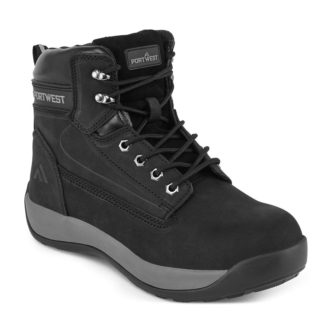 FW32BKR - Bota media en acero y piel nobuck S3 HRO