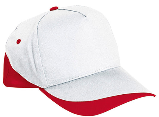 Cappellino a 5 pannelli bicolore Fort