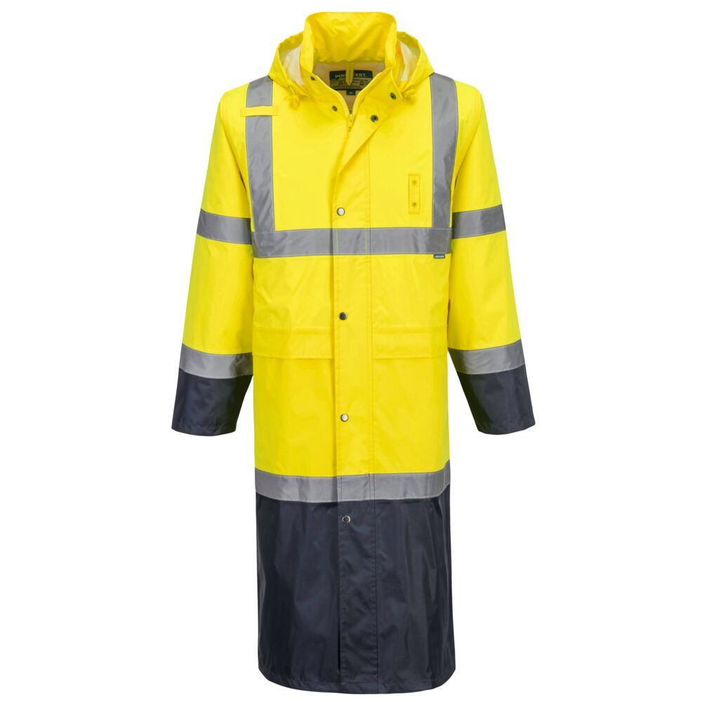 H446YNR - Hi-Vis Contrast Raincoat 122cm