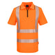 KX302ORR - Polo KX3 Sport con cremallera de alta visibilidad S/S