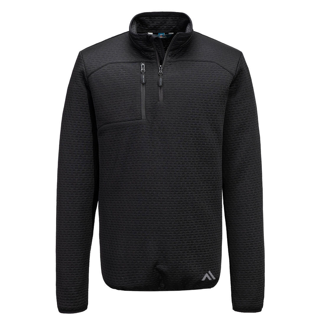 KX376BKR - KX3 Sudadera texturizada con cremallera 1/4