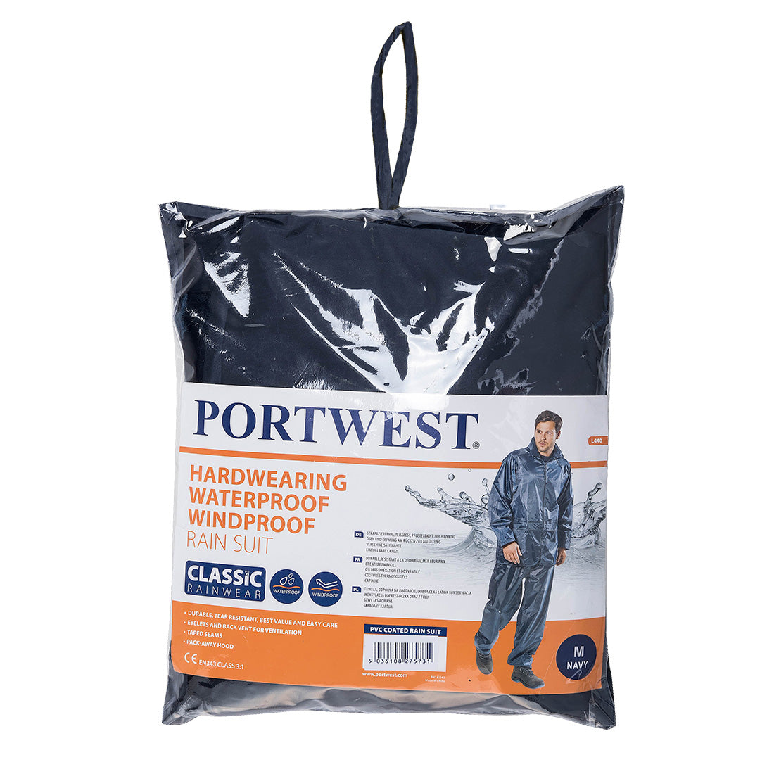 L440NAR - Essentials waterproof suit (2 piece set)