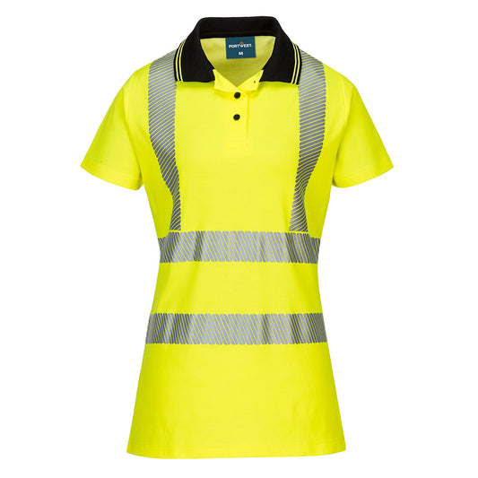 LW72YBR - Pro Women's Hi-Vis Polo