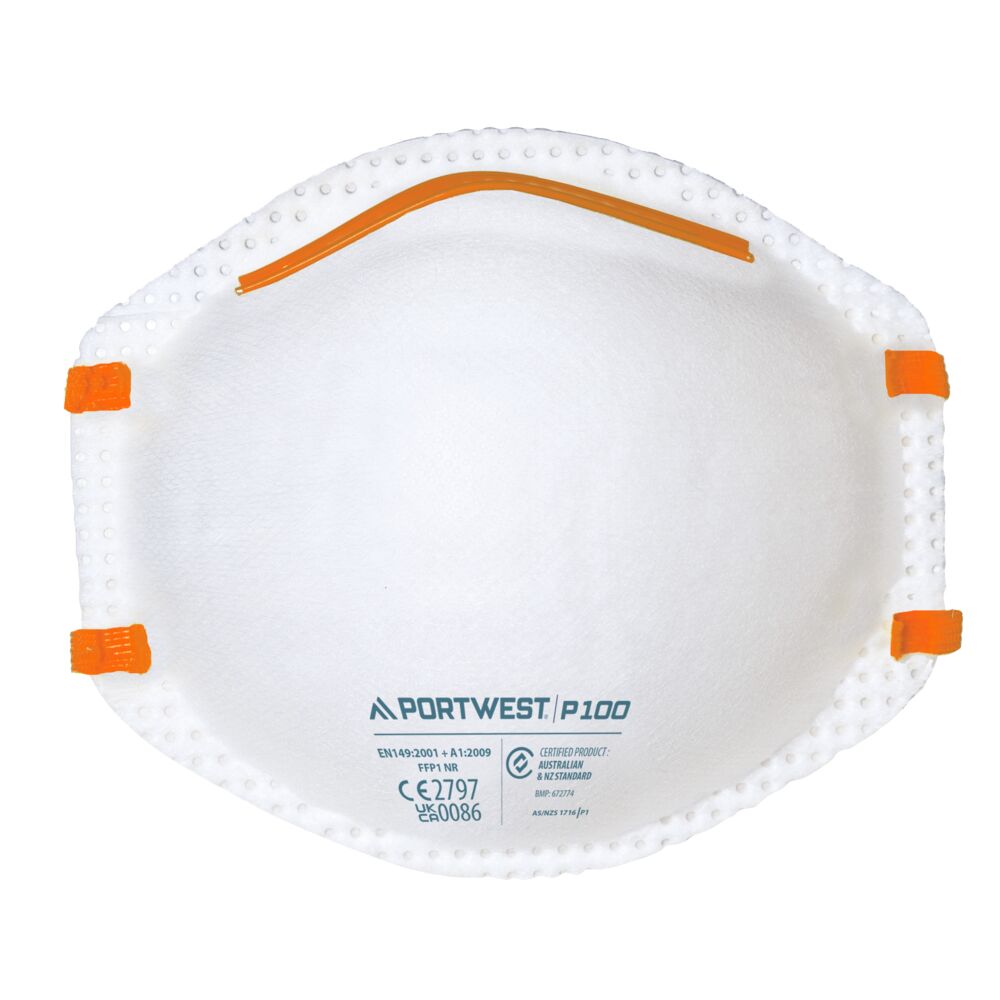 P100WHR - FFP1 MASK WITHOUT VALVE