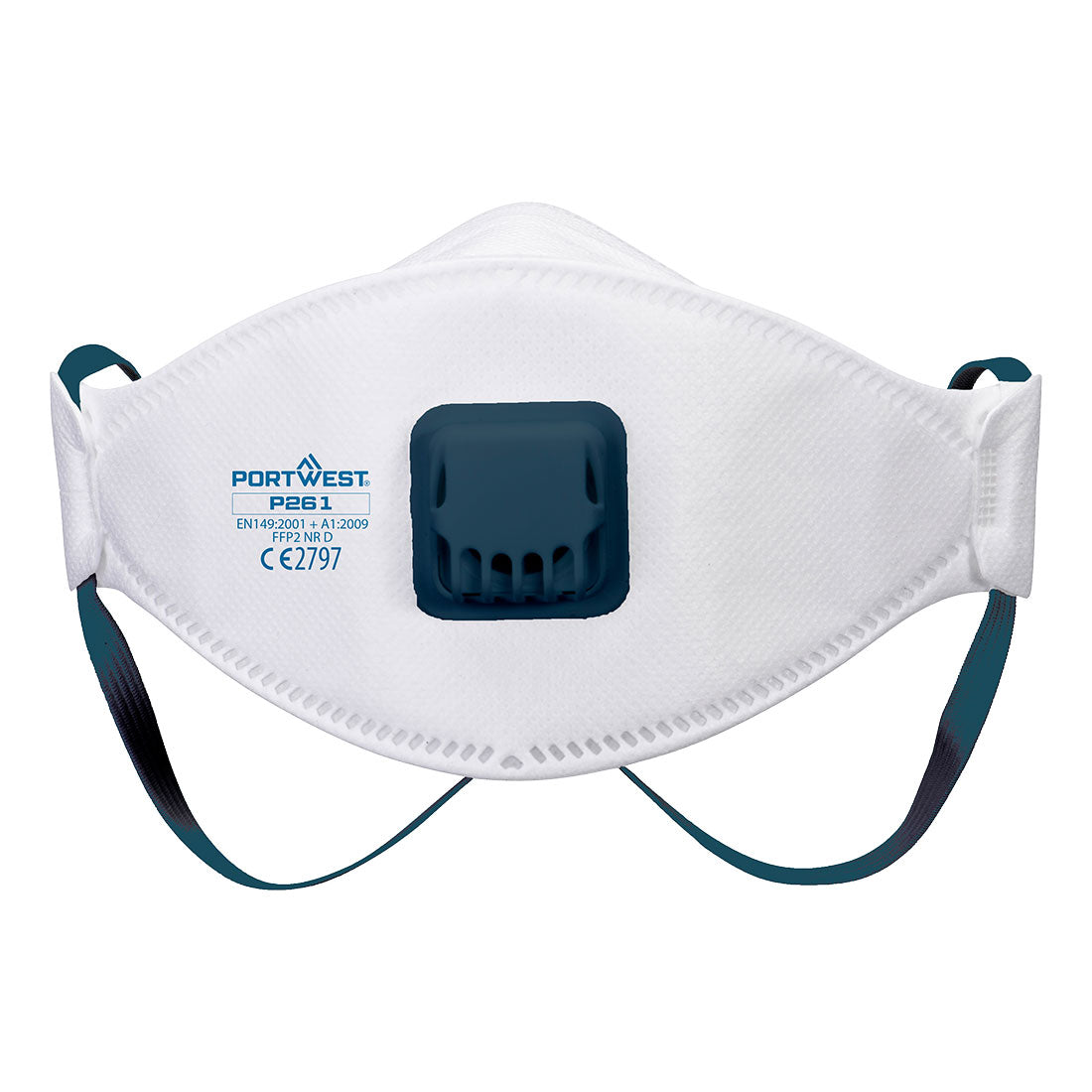 P261WHR – FFP2 Dolomia-Maske mit Ventil – 10 Stück