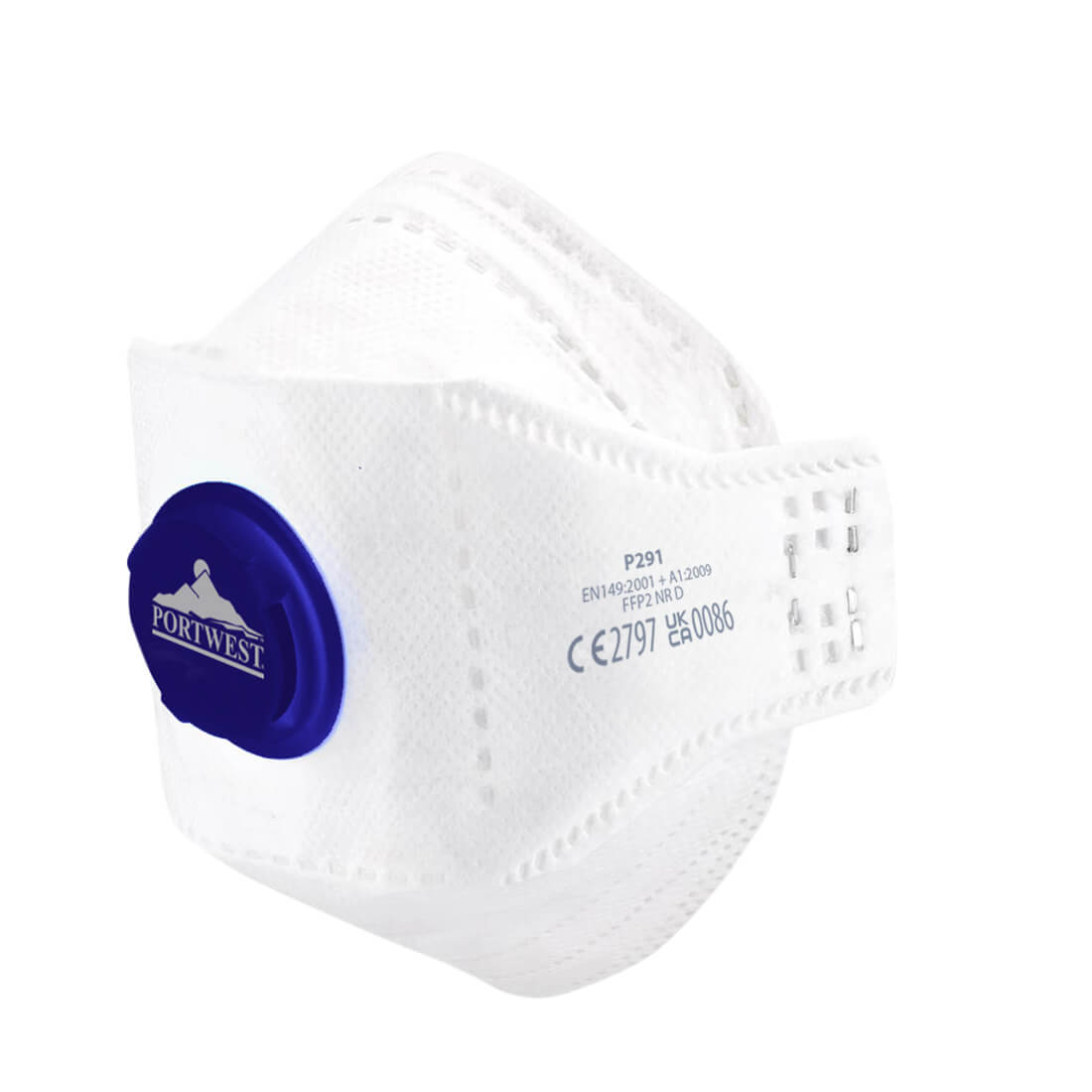 P291WHR - Masque pliable EAGLE FFP2 avec valve Dolomite (Pk10)