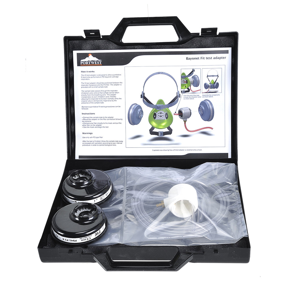 P999BKR - Adapter kit for Fit Test bayonet mounting