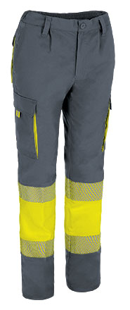 Pantalone multitasche bicolore ad alta visibilità Aberdeen