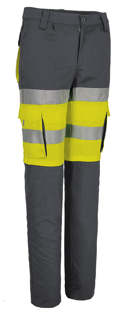 Pantalone staccabile bicolore ad alta visibilità Prodar