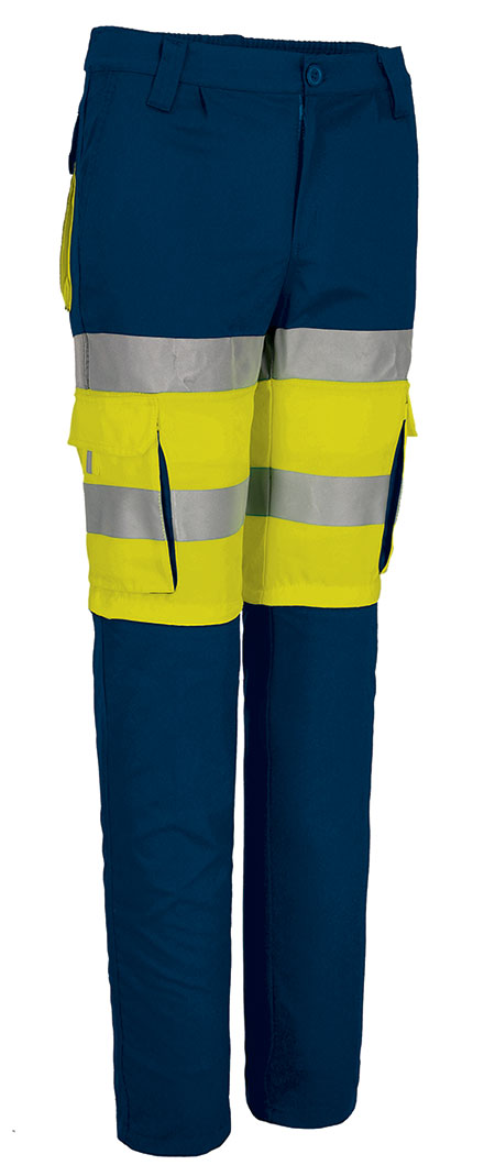 Pantalone staccabile bicolore ad alta visibilità Prodar