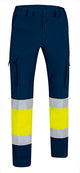 Pantalone multitasche ad alta visibilità bicolore Rigel