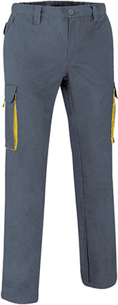 Pantaloni da lavoro multitasche con design bicolore Thunder