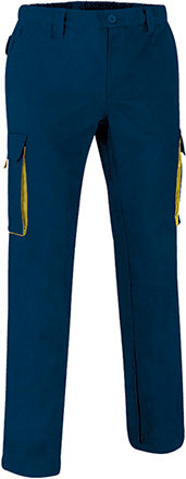 Pantaloni da lavoro multitasche con design bicolore Thunder