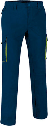 Pantaloni da lavoro multitasche con design bicolore Thunder