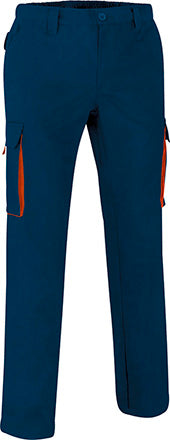 Pantaloni da lavoro multitasche con design bicolore Thunder