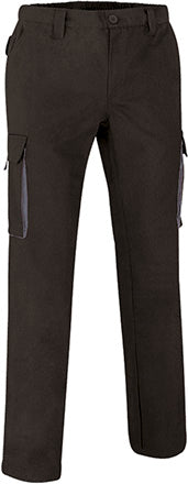 Pantaloni da lavoro multitasche con design bicolore Thunder