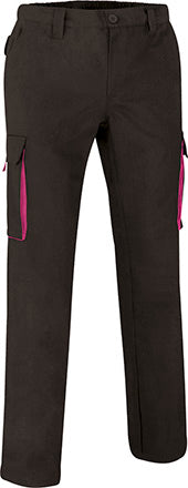 Pantaloni da lavoro multitasche con design bicolore Thunder