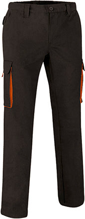 Pantaloni da lavoro multitasche con design bicolore Thunder