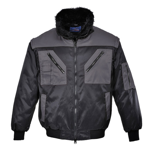 PJ20BYR – Zweifarbige Pilotenjacke