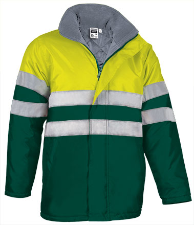 Parka impermeabile ad alta visibilità con cappuccio Traffic