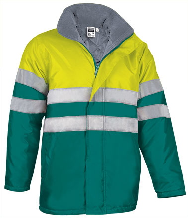Parka impermeabile ad alta visibilità con cappuccio Traffic