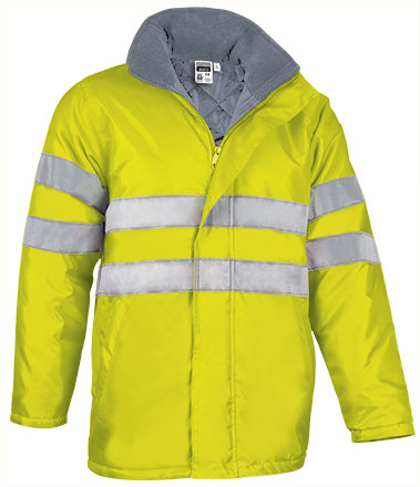 Parka impermeabile ad alta visibilità con cappuccio Traffic