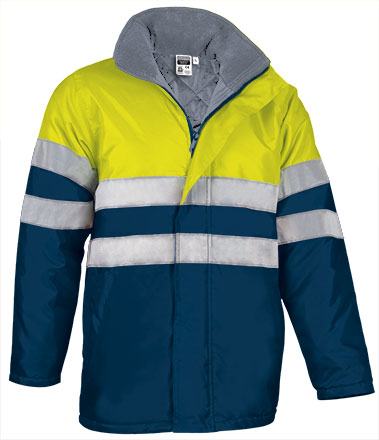 Parka impermeabile ad alta visibilità con cappuccio Traffic