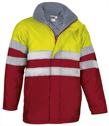 Parka impermeabile ad alta visibilità con cappuccio Traffic
