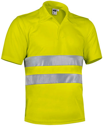 Polo manica corta ad alta visibilità Build