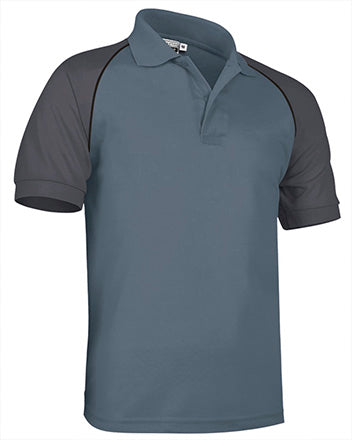 Polo manica corta con design a contrasto Venur