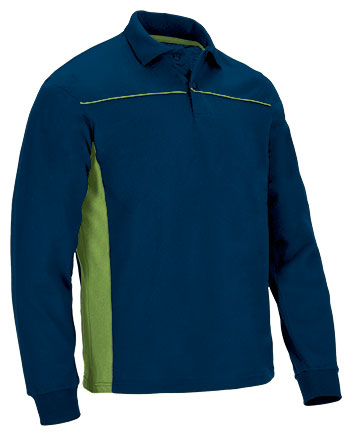 Polo manica lunga bicolore Thunder