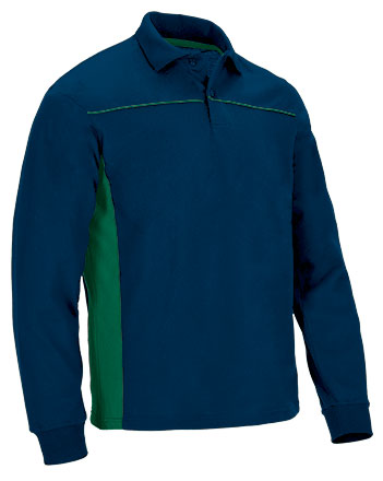 Polo manica lunga bicolore Thunder