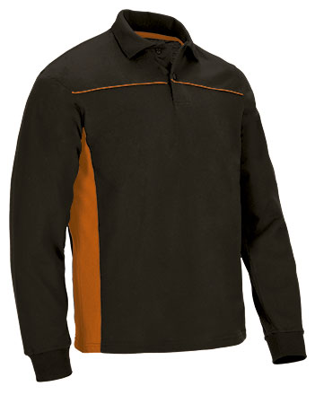 Polo manica lunga bicolore Thunder
