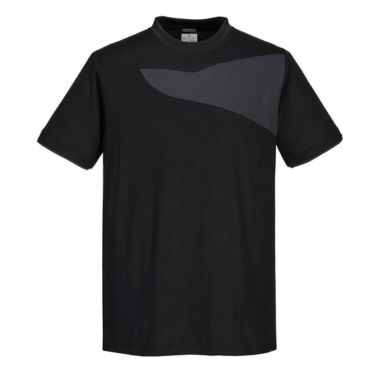PW211BZR - T-shirt Bicolore Cotton Comfort Hi-Vis