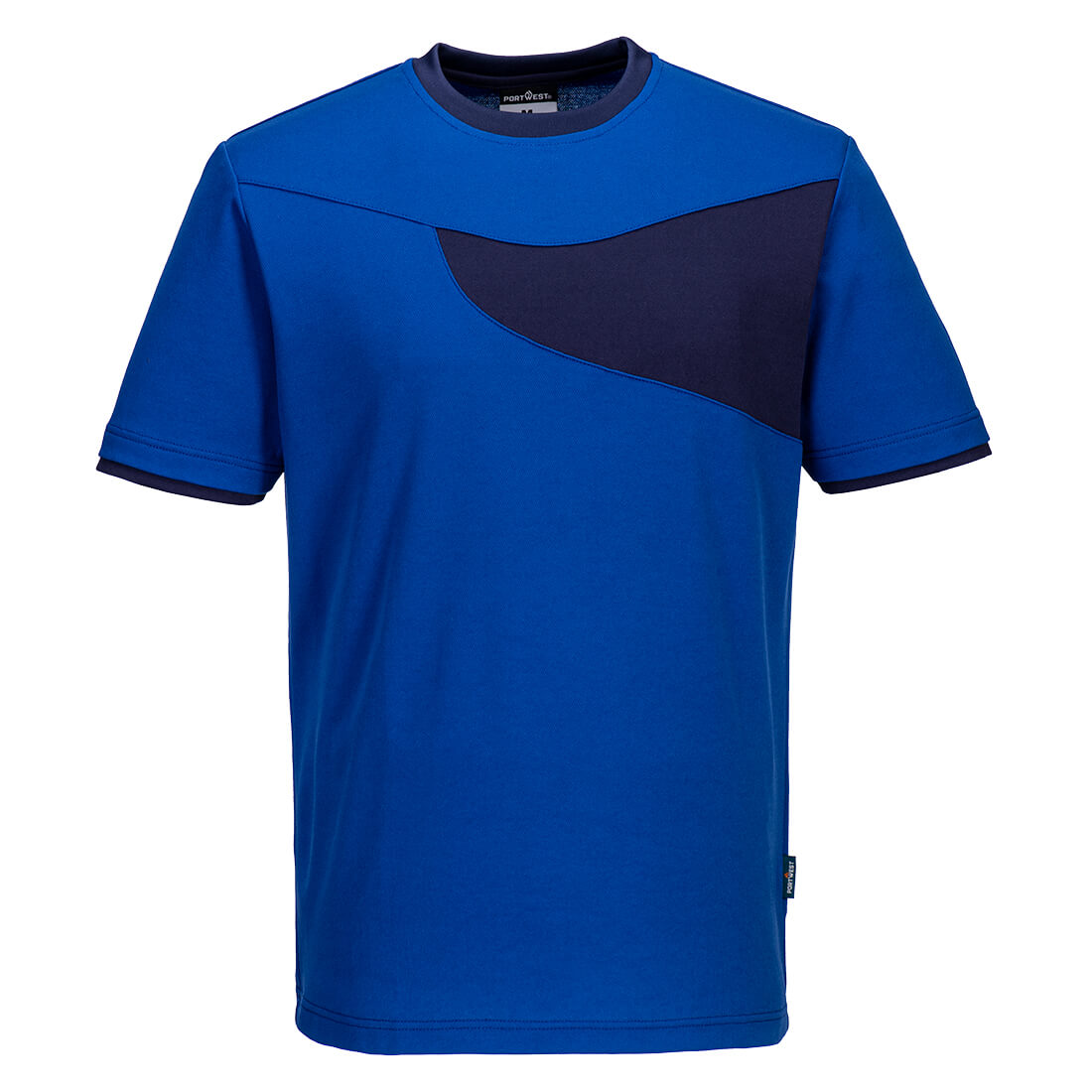 PW211RNA – Zweifarbiges Comfort-Hi-Vis-T-Shirt aus Baumwolle