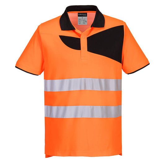 PW212OBR - PW2 Polo Alta Visibilità S/S