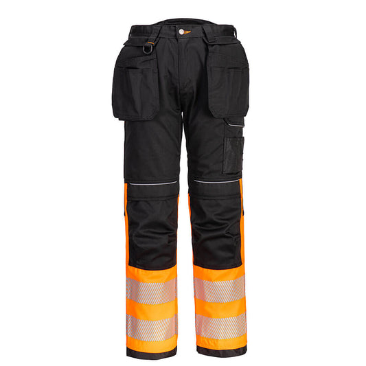 PW307OBR - Pantaloni PW3 Hi-Vis Holster Classe 1