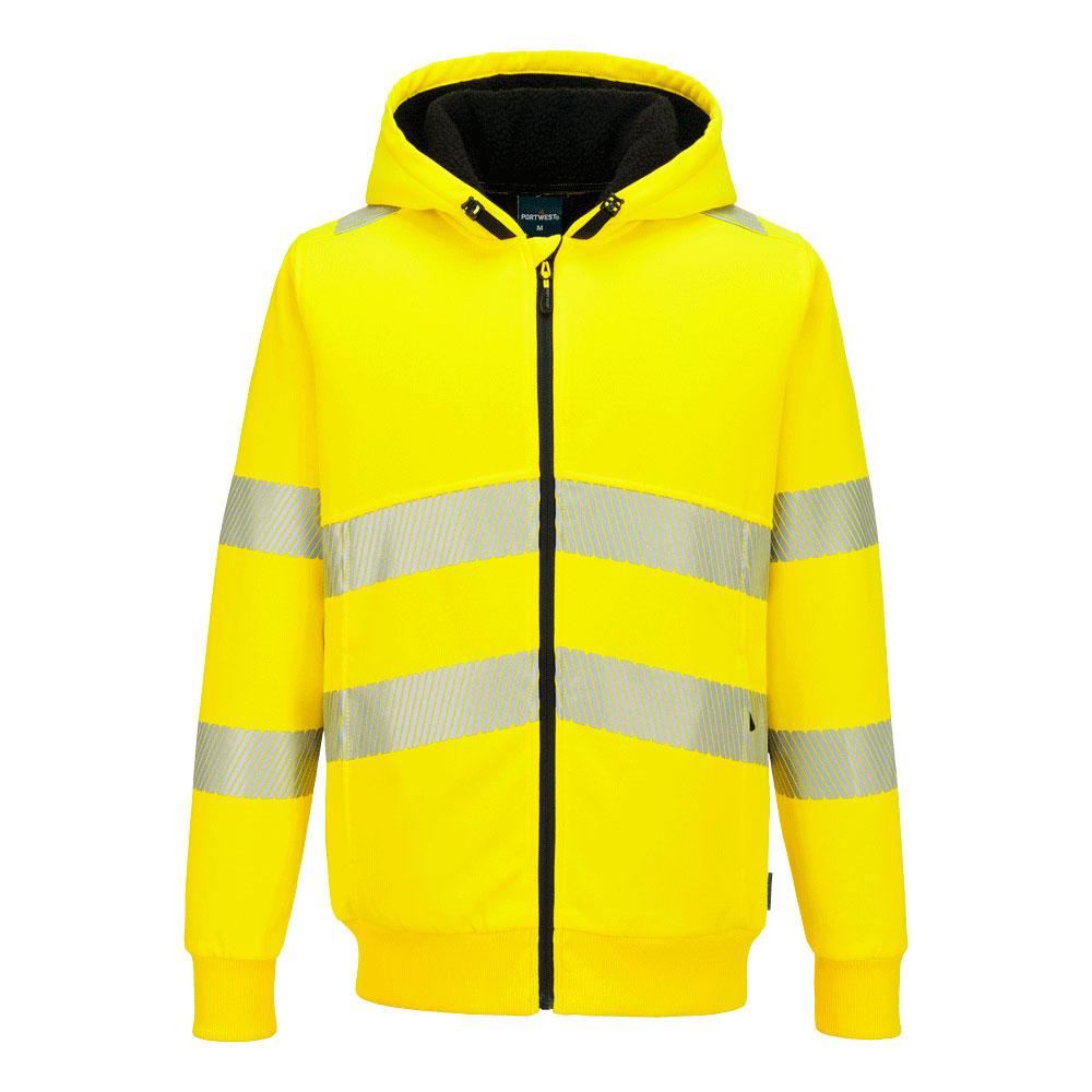 PW321YER - PW321 Winter-Sweatshirt mit Kapuze und Warnreißverschluss