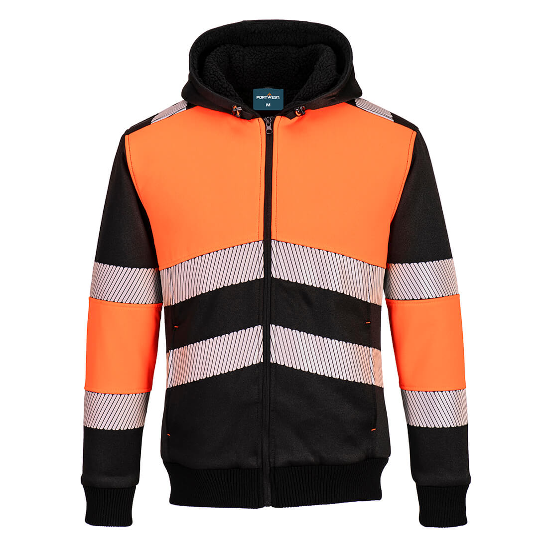 PW377OBR - PW3 Winter-Kapuzensweatshirt mit Reißverschluss, Klasse 1