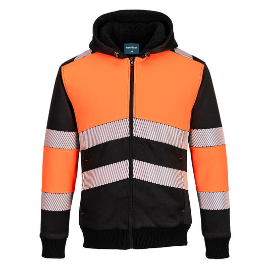 PW377OBR - PW3 Sudadera de invierno con capucha y cremallera Clase 1