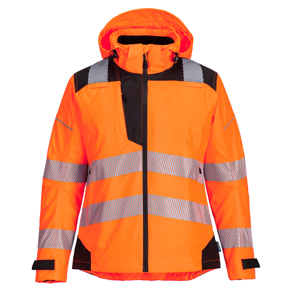 PW389OBR - PW3 women's Hi-Vis rain jacket
