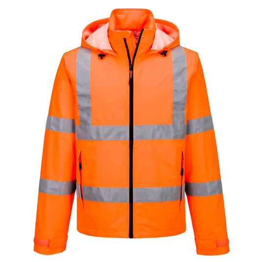 S164ORR - Chaqueta ligera plegable de alta visibilidad