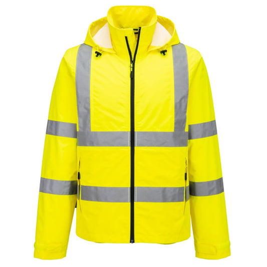 S164YER - Chaqueta ligera plegable de alta visibilidad