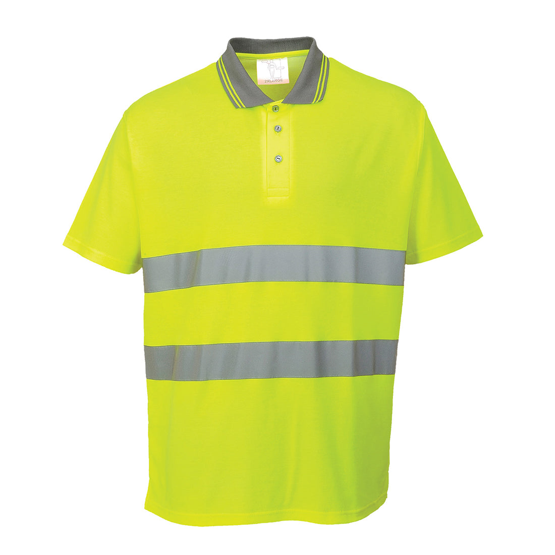 S171YER - Polo Cotton Comfort Hi-Vis S/S